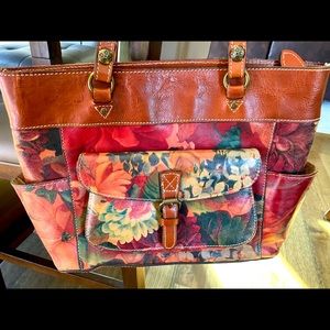 Patricia Nash bag and wallet.